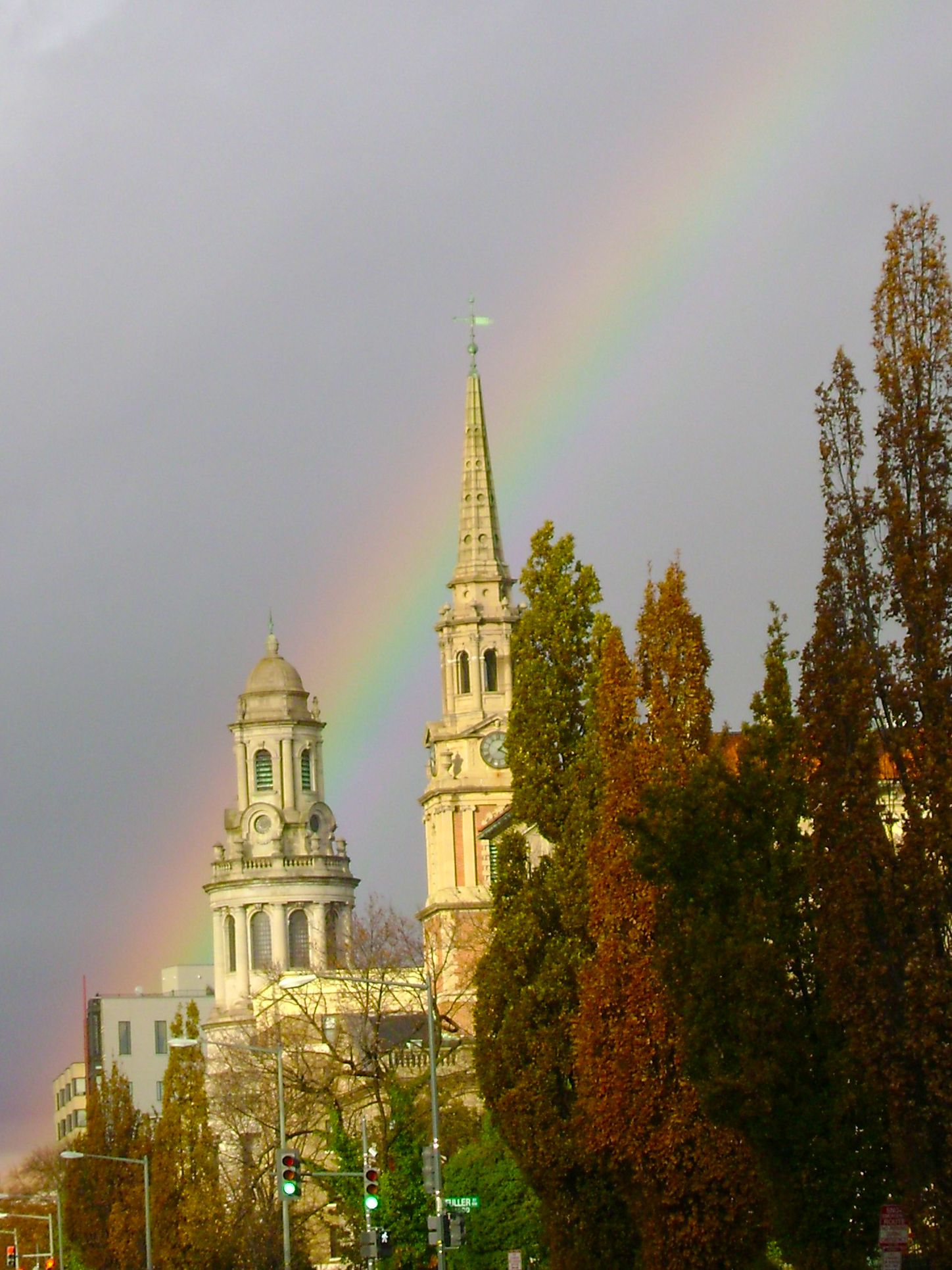 Rainbow over All Souls