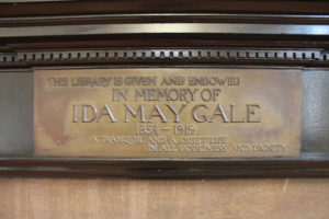 All Souls library plaque