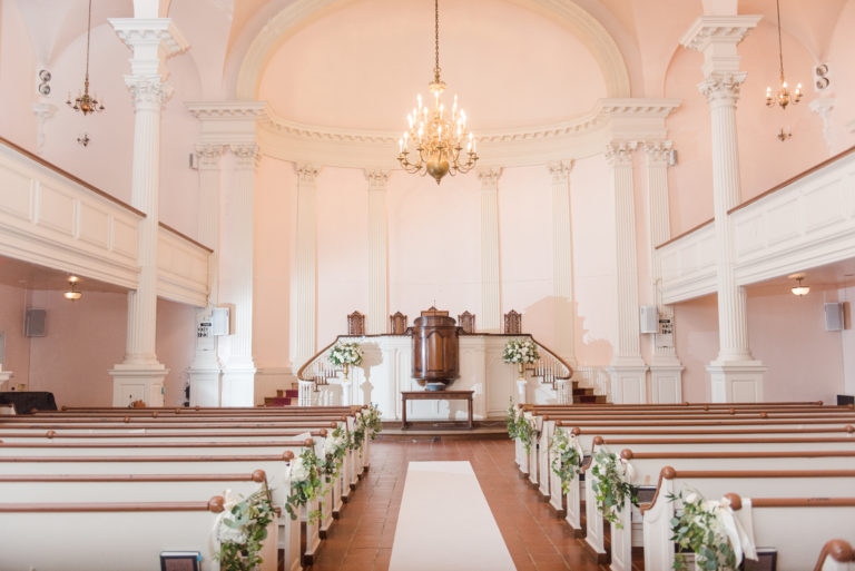 View of the Sanctuary, looking at the pulpit