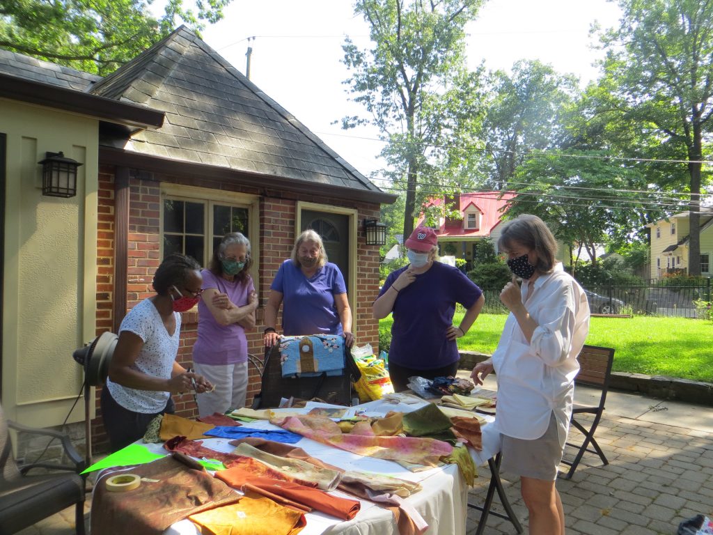 From left to right: Shirley Blakely, Kathie Shahan, Amy Odegaard, Jennifer Keller and Pamela Sparr.