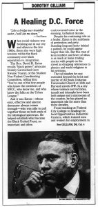 Gilliam article on Eaton, Washington Post, October 21, 1992