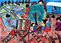 A Childrens Drawing by a HiroshimaStudent 