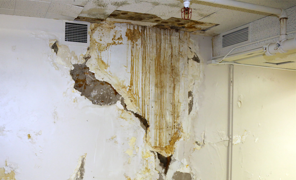 Water infiltration has caused damage to some of our CYRE spaces, including mold.